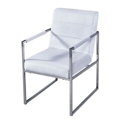 Kėdė DKD Home Decor, 75x57x92 cm, balta kaina ir informacija | Virtuvės ir valgomojo kėdės | pigu.lt
