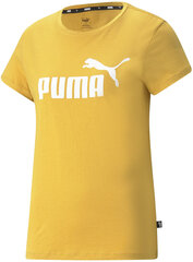 Puma Футболки Ess Logo Tee Yellow 586775 37/S цена и информация | Футболка женская | pigu.lt