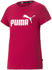 Puma Футболки Ess Logo Tee Bordeaux 586775 33/M цена и информация | Футболка женская | pigu.lt