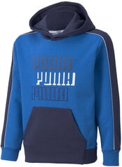 Джемпер Puma Alpha Hoodie FL Blue 589275 63/152 цена и информация | Свитеры, жилетки, пиджаки для мальчиков | pigu.lt