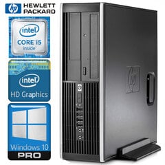 HP 8200 Elite SFF i5-2400 4GB 240SSD+1TB WIN10PRO/W7P цена и информация | Stacionarūs kompiuteriai | pigu.lt