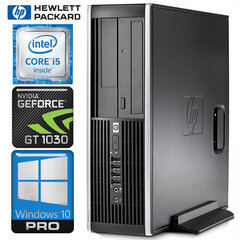 HP 8200 Elite SFF i5-2400 4GB 120SSD GT1030 2GB WIN10PRO/W7P kaina ir informacija | Stacionarūs kompiuteriai | pigu.lt