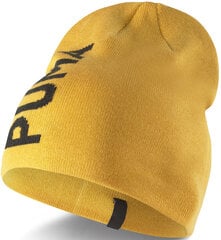 Puma Кепки Ess Classic Cuffless Beanie Yellow 023433 06 цена и информация | Мужские шарфы, шапки, перчатки | pigu.lt