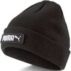 Puma Кепки Classic Cuff Beanie Pu Black 023434 01 цена и информация | Мужские шарфы, шапки, перчатки | pigu.lt