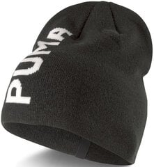 Шапка Puma Ess Classic Cuffless Beanie Black 023433 01 цена и информация | Мужские шарфы, шапки, перчатки | pigu.lt