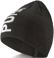 Шапка Puma Ess Classic Cuffless Beanie Black 023461 01 цена и информация | Мужские шарфы, шапки, перчатки | pigu.lt
