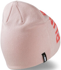 Puma Кепки Ess Classic Cuffless Beanie Pink 023433 04 цена и информация | Мужские шарфы, шапки, перчатки | pigu.lt