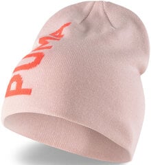 Puma Кепки Ess Classic Cuffless Beanie Pink 023433 04 цена и информация | Мужские шарфы, шапки, перчатки | pigu.lt