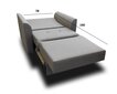 Sofa Mini 1, pilka kaina ir informacija | Sofos | pigu.lt