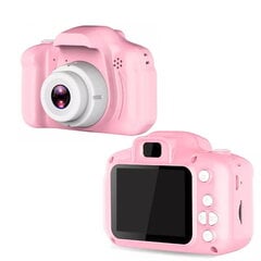 Kid Video Camera, X2 Mini, Pink kaina ir informacija | Skaitmeniniai fotoaparatai | pigu.lt