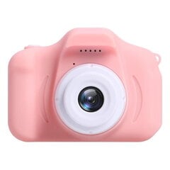 Kid Video Camera, X2 Mini, Pink kaina ir informacija | Skaitmeniniai fotoaparatai | pigu.lt