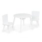 Vaikiškas stalo ir kėdžių komplektas Ecotoys, baltas kaina ir informacija | Vaikiškos kėdutės ir staliukai | pigu.lt