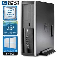 HP 8200 Elite SFF i5-2400 4GB 960SSD WIN10PRO/W7P цена и информация | Стационарные компьютеры | pigu.lt
