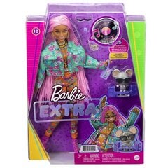 Lėlė Barbė (Barbie) Extra su žalia striuke kaina ir informacija | Barbie Vaikams ir kūdikiams | pigu.lt