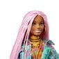 Lėlė Barbė (Barbie) Extra su žalia striuke kaina ir informacija | Žaislai mergaitėms | pigu.lt