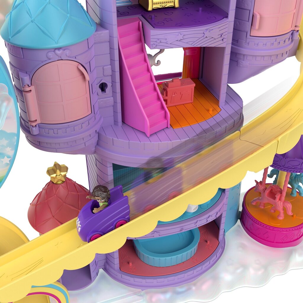 Pramogų parkas Polly Pocket® Rainbow GYK44 kaina ir informacija | Žaislai mergaitėms | pigu.lt