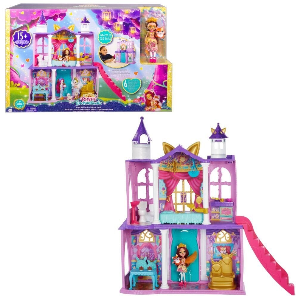Karališkoji pokylių salė Enchantimals® GYJ17 kaina ir informacija | Žaislai mergaitėms | pigu.lt