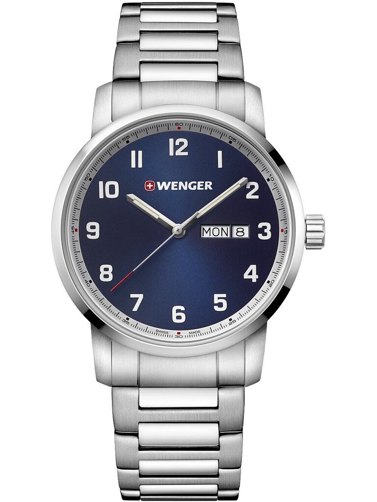 Vyriškas laikrodis Wenger 01.1541.121 цена и информация | Vyriški laikrodžiai | pigu.lt