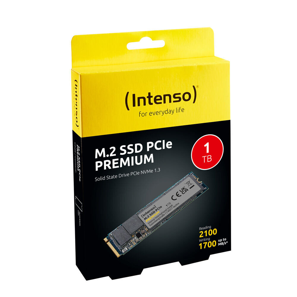 Kietasis diskas INTENSO Premium M.2 PCIe 1TB SSD kaina ir informacija | Vidiniai kietieji diskai (HDD, SSD, Hybrid) | pigu.lt