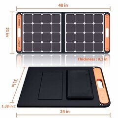 Солнечный модуль Jackery SolarSaga 100 Вт цена и информация | Зарядные устройства Power bank | pigu.lt