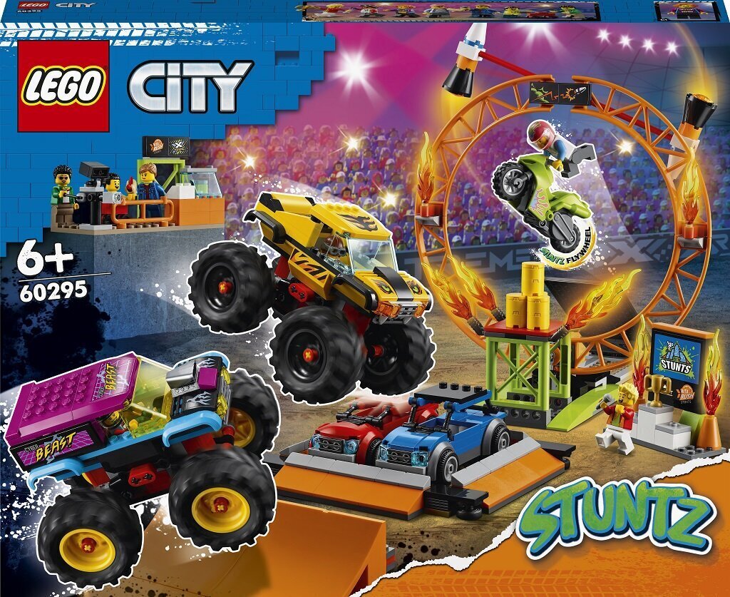 60295 LEGO® City Stuntz Арена для каскадеров цена | pigu.lt