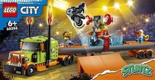 60294 LEGO® City Stuntz Грузовик для каскадерских трюков цена и информация | Конструкторы и кубики | pigu.lt