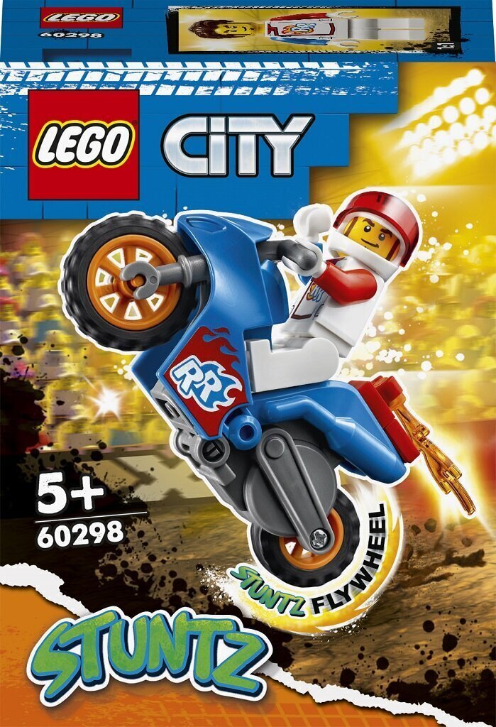 60298 LEGO® City Raketinis kaskadininkų motociklas kaina ir informacija | Konstruktoriai ir kaladėlės | pigu.lt