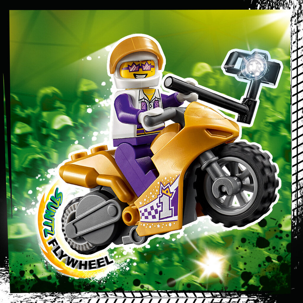 60309 LEGO® City Kaskadininkų motociklas asmenukėms kaina ir informacija | Konstruktoriai ir kaladėlės | pigu.lt