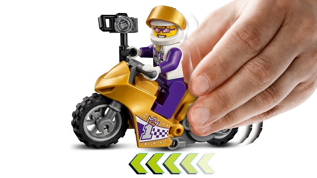 60309 LEGO® City Kaskadininkų motociklas asmenukėms kaina ir informacija | Konstruktoriai ir kaladėlės | pigu.lt