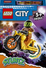 60297 LEGO® City Kaskadininkų motociklas griovėjas kaina ir informacija | Konstruktoriai ir kaladėlės | pigu.lt