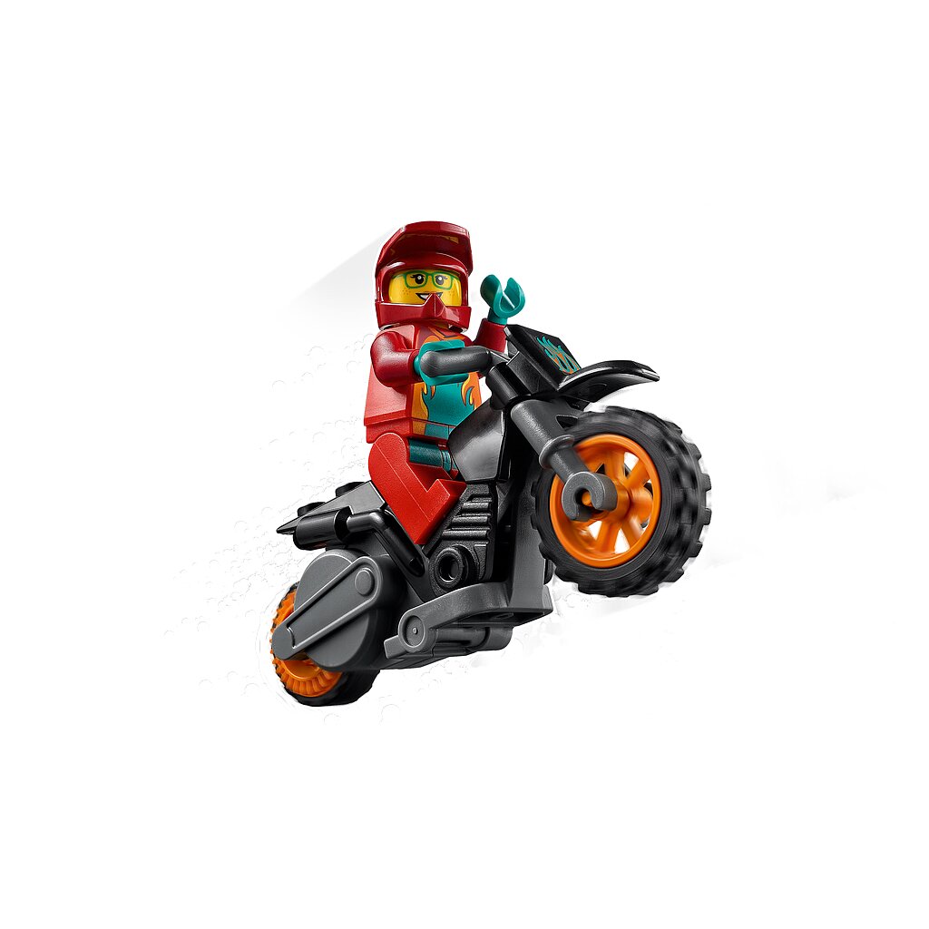 60311 LEGO® City Ugninis kaskadininkų motociklas цена и информация | Konstruktoriai ir kaladėlės | pigu.lt