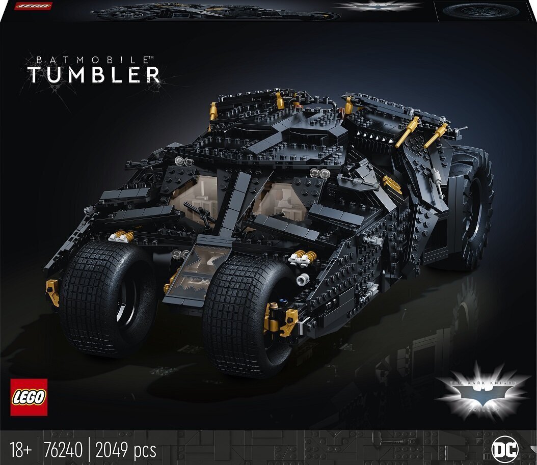 76240 LEGO® Super Heroes DC Batman Batmobile Tumbler kaina ir informacija | Konstruktoriai ir kaladėlės | pigu.lt