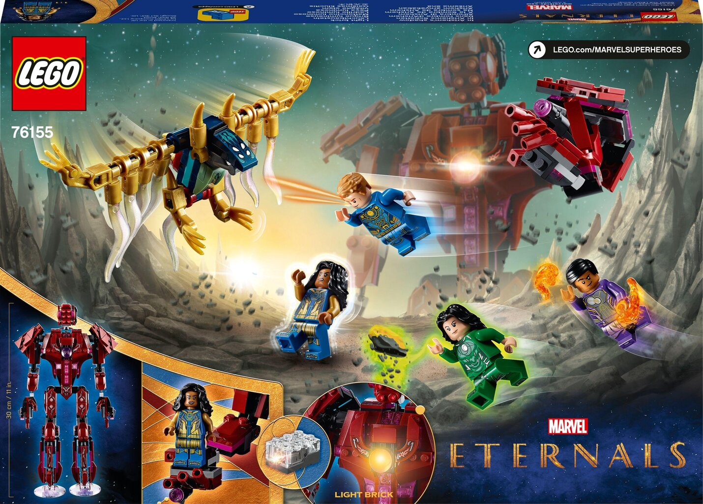 76155 LEGO® Marvel в тени Аришема цена | pigu.lt