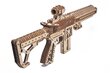 Medinis konstruktorius „Atakos šautuvas AR-T“ Wood Trick, 496 vnt. цена и информация | Konstruktoriai ir kaladėlės | pigu.lt