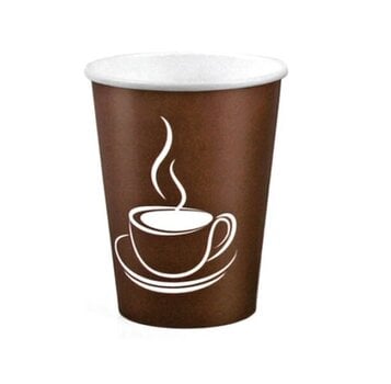 Одноразовые бумажные стаканы Cup Brown, 240 мл, 50 шт. цена и информация | Праздничная одноразовая посуда | pigu.lt