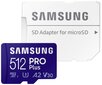 Samsung MB-MD512KA/EU, microSDXC, 512 GB цена и информация | Atminties kortelės telefonams | pigu.lt