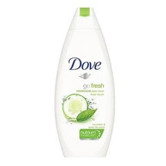 Dušo želė Dove Cucumber & Green Tea, 700 ml kaina ir informacija | Dušo želė, aliejai | pigu.lt