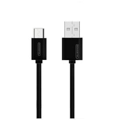 Кабель Somostel, Micro USB, 1,2 м, черный цена и информация | Кабели и провода | pigu.lt