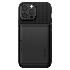 Spigen Slim Armor CS Case skirtas iPhone 13 Pro, juodas kaina ir informacija | Telefono dėklai | pigu.lt