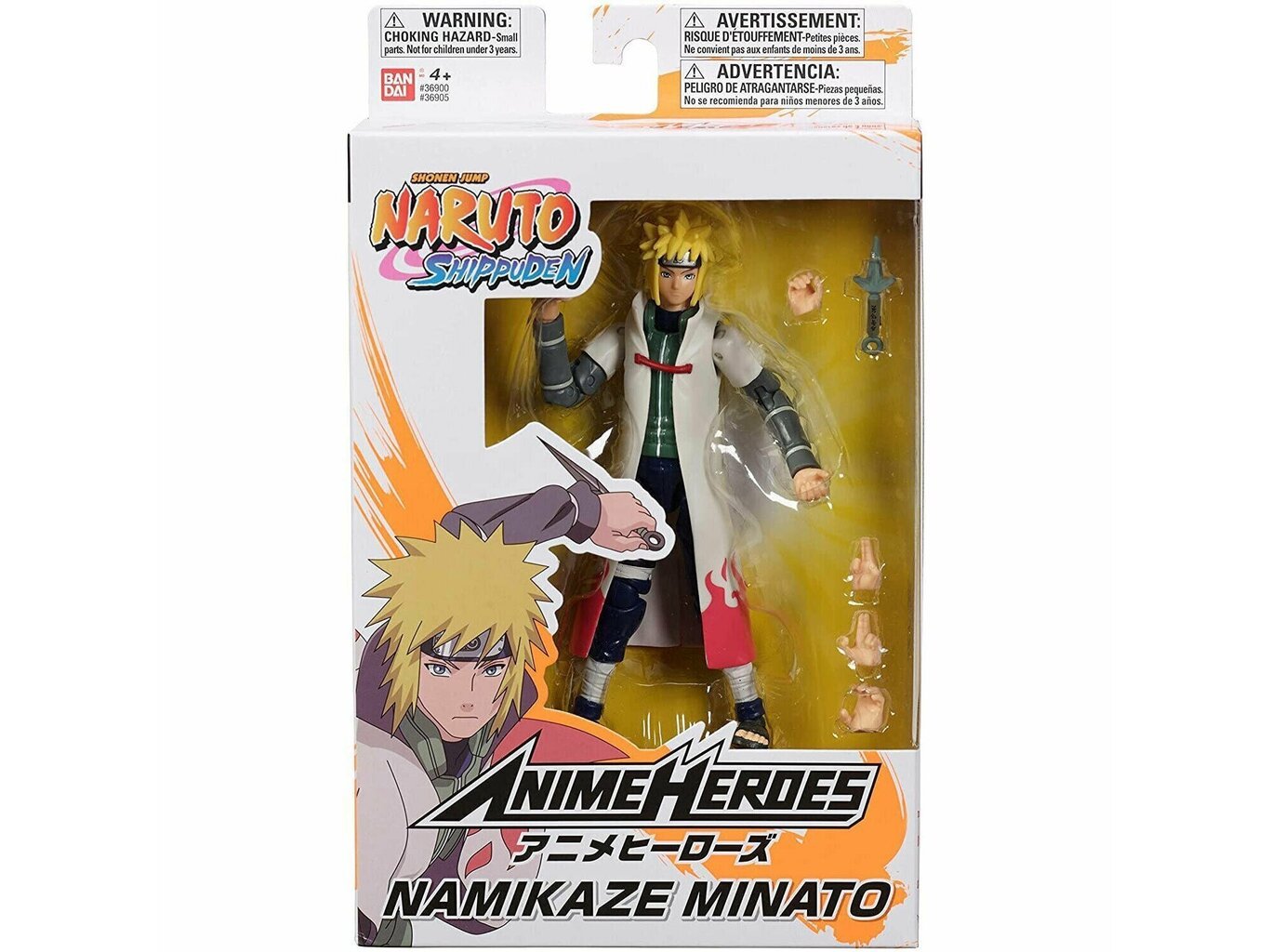 Статуэтки Пластиковая фигурка Bandai - ANIME HEROES NARUTO - NAMIKAZE  MINATO, 36905 цена | pigu.lt