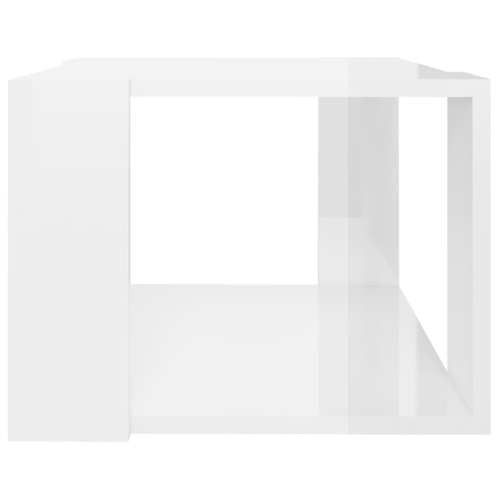 Kavos staliukas, 40x40x30 cm, baltas цена и информация | Kavos staliukai | pigu.lt