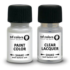Краска SD COLORS с кистью совместима с VESPA ROSSO CORSA, код краски P2/5, 8 мл цена и информация | Автомобильная краска | pigu.lt