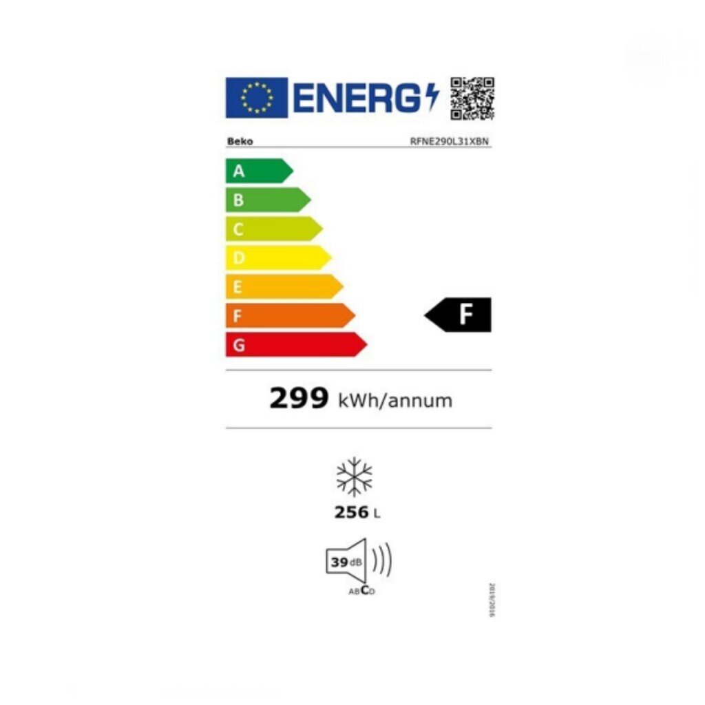 Beko RFNE290L31XBN kaina ir informacija | Šaldikliai, šaldymo dėžės | pigu.lt