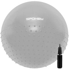 Гимнастический мяч Spokey Half Fit 75 см, серый цена и информация | Гимнастические мячи | pigu.lt