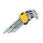 Raktai TORX 9 vnt. T10-T50 extra ilgi 0440149 Crownman kaina ir informacija | Mechaniniai įrankiai | pigu.lt