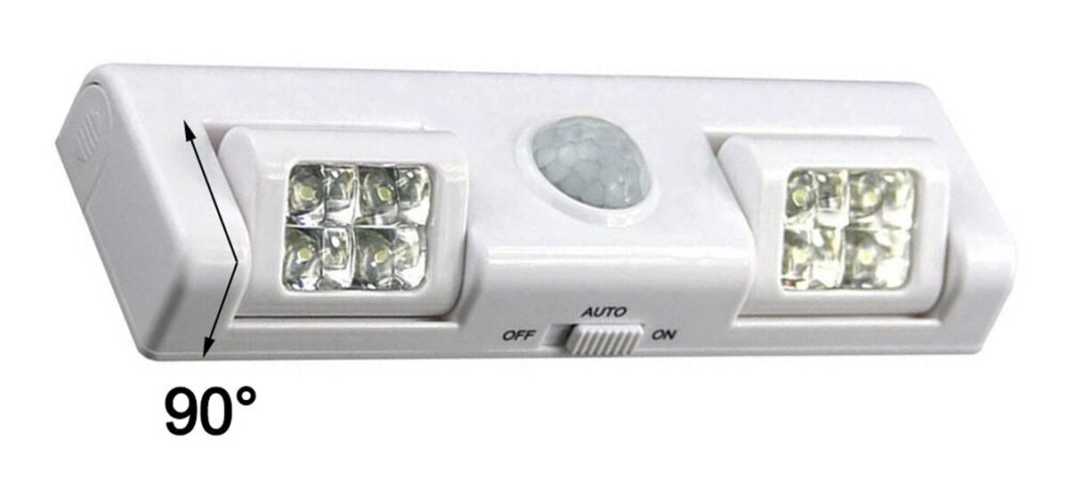 LED lempute su judesio jutikliu цена и информация | Pakabinami šviestuvai | pigu.lt