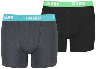 Vyriškos kelnaitės Puma Basic Boxer Grey Black 907650 01/140 kaina ir informacija | Apatiniai drabužiai berniukams | pigu.lt