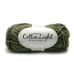 Пряжа Drops Cotton Light  12, 50 g, 105 м цена и информация | Принадлежности для вязания | pigu.lt