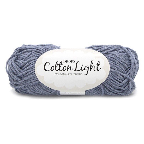 Siūlai Cotton light 34, 50 g, 105 m kaina ir informacija | Mezgimui | pigu.lt