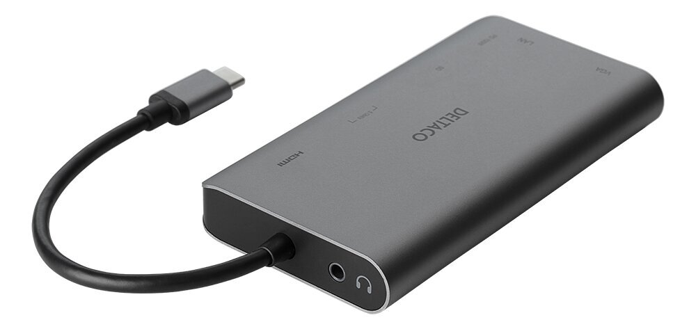 Deltaco USBC-HDMI18 цена и информация | Adapteriai, USB šakotuvai | pigu.lt
